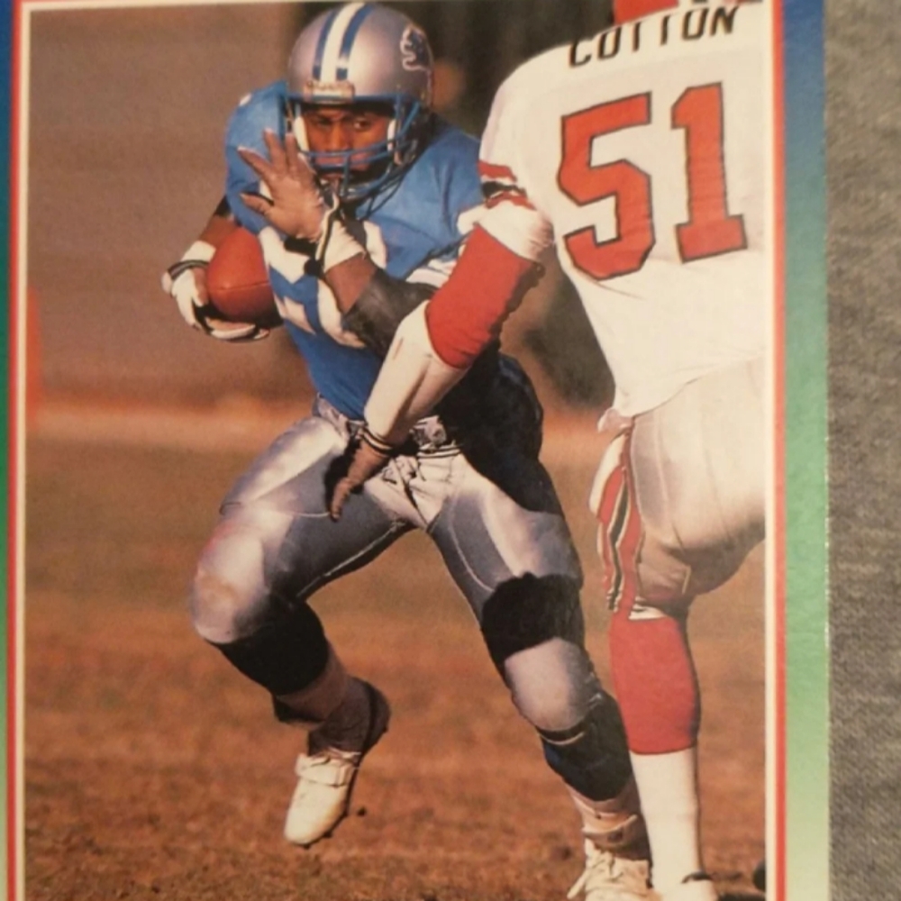 Barry Sanders Rookie - Picture 4 of 4